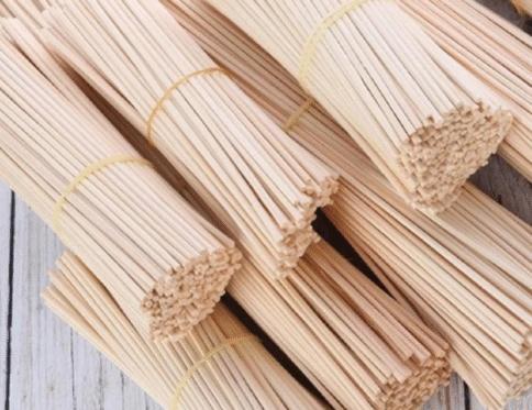 Palitos sem Ponta para Algodão Doce/Churrasco/Crepe 25cm (500 Unidades)