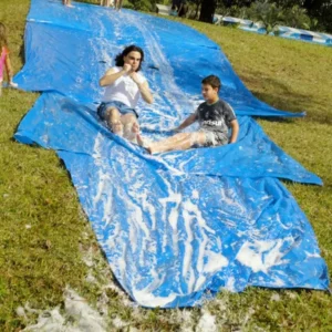 Skybun Lona de Escorregar com Ilhós 12.00x2.00