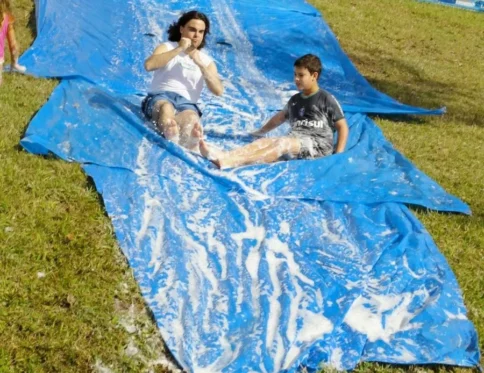 Skybun Lona de Escorregar com Ilhós 12.00×2.00